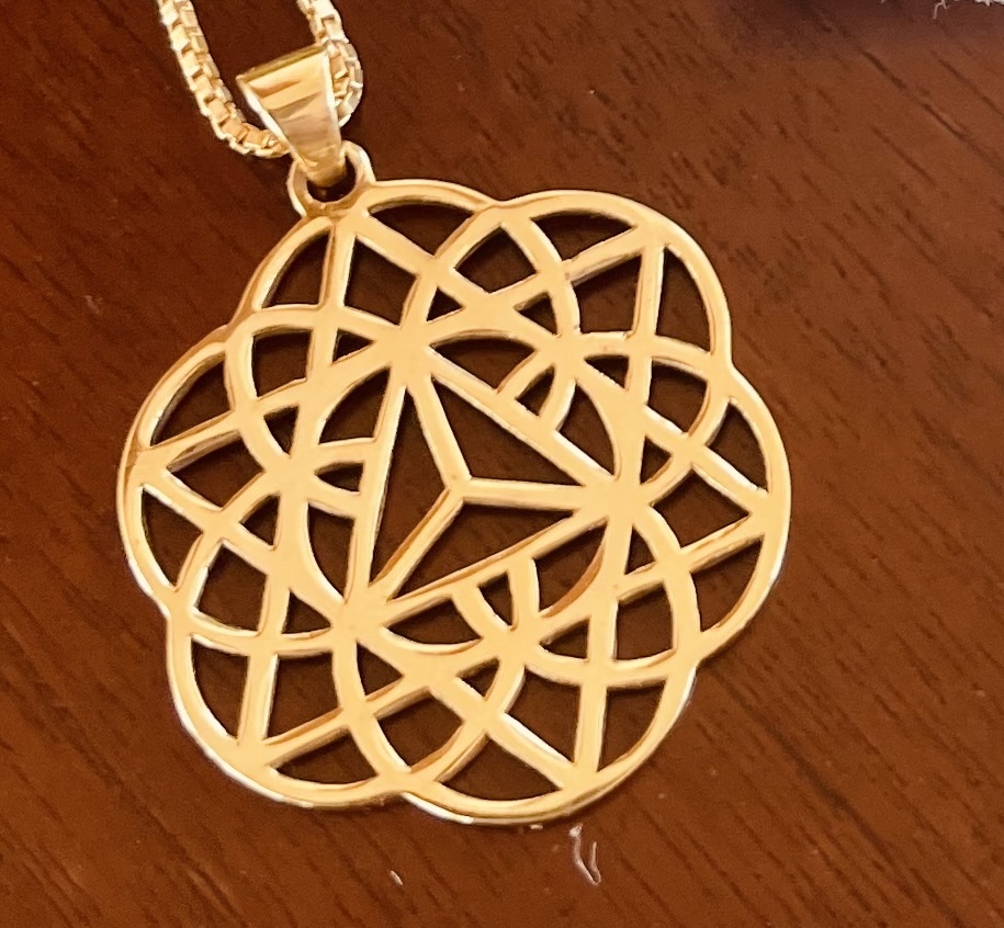 The Activator Key — 18K Gold Plated — Sacred Geometry