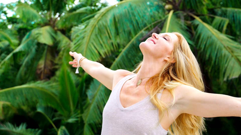 SunDari wearing the Activator Key — Bali